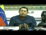 Hugo Chávez presenta mejoras en su salud