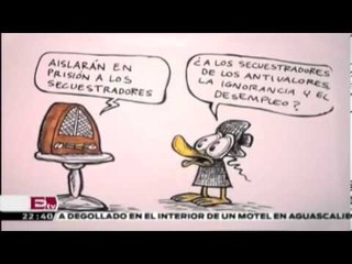 La mano negra de Cartún Pérez "Estrategia Nacional Antisecuestros" / Titulares de la noche