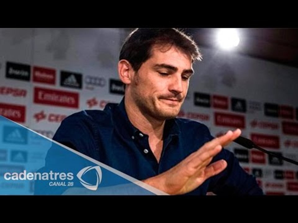 Iker Casillas se despide del Real Madrid con lágrimas