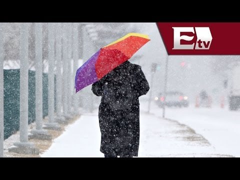 Nueva York cancela decenas de vuelos por tormenta de nieve/ Global Paola Barquet