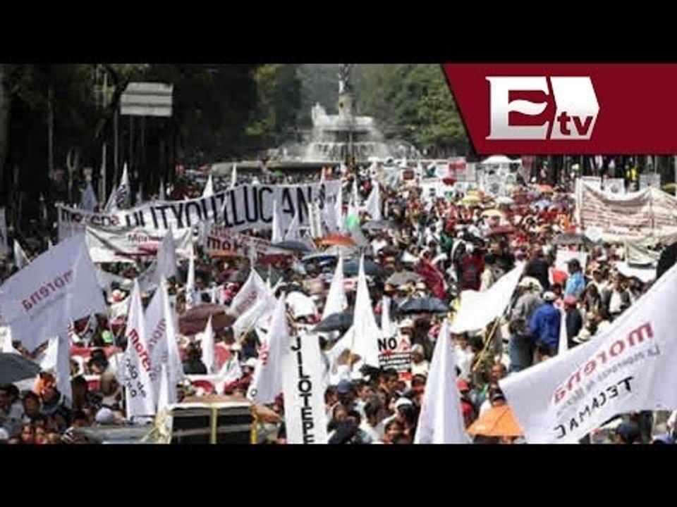 Cuauhtémoc Cárdenas se une a la marcha en contra de la Reforma Energética / Andrea Newman
