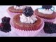 Receta para preparar cupcakes de moras azules. Receta de cupcakes / Receta muffins