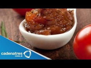Receta de chutney de jitomate. Receta de chutney / Receta con jitomate / Receta de salsas