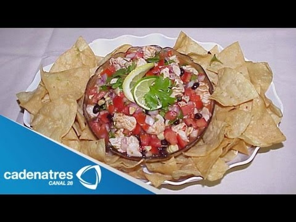 Receta para preparar ceviche acapulqueño. Recet...