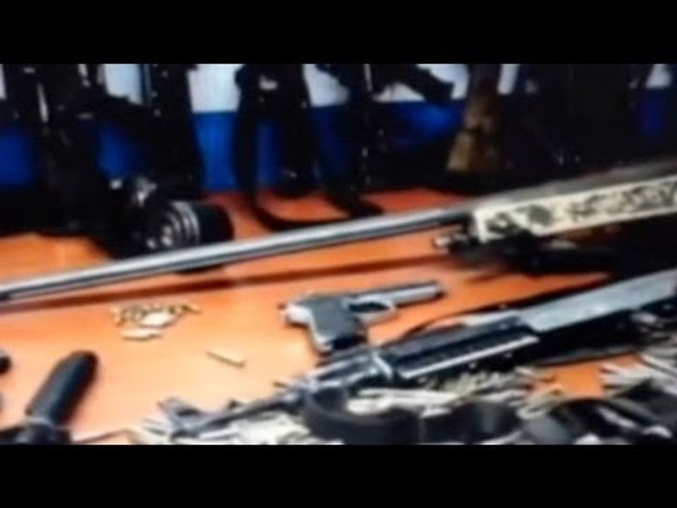 Decomisan armamento pertenecientes a delincuentes relacionados con Templarios / Andrea