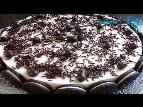 Receta de pastel de queso frío con oreos. Receta de pastel frío / Receta pastel con oreos