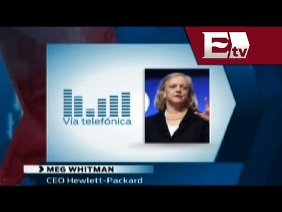 Entrevista con Meg Whitman, CEO Hewlett-Packard / Dinero con David Segoviano