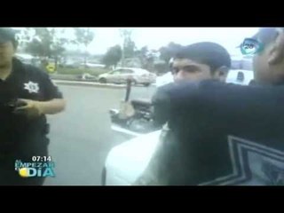 Policias de Atizapán agreden a un joven alcoholizado