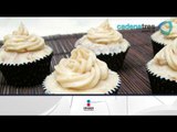 Receta de cupcakes de betún con chocolate blanco. Receta de cupcakes / Receta de betún