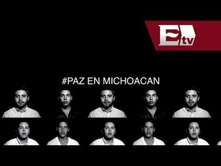 Michoacán: jóvenes piden paz con un video / Titulares con Gloria Contreras