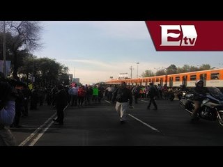 Vagoneros realizan marcha  hacia el Zócalo; bloquean Tlalpan / Excélsior informa