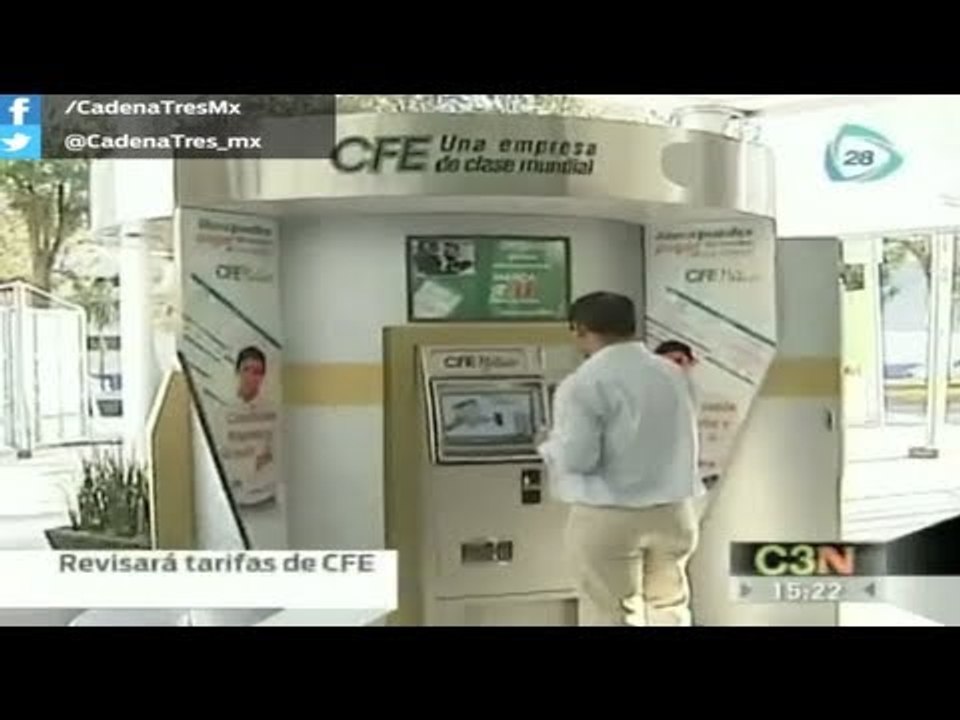 Revisarán tarifas de CFE