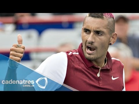 El tenista australiano Nick Kyrgios sancionado por su comentario antideportivo