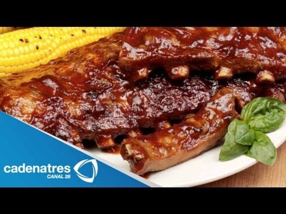 Receta para preparar costillitas bbq. Receta de costillitas / Salsa bbq / Receta de salsa bbq