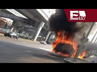 Última hora: Camioneta se incendia en la México-Puebla / Titulares con Vianey Esquinca