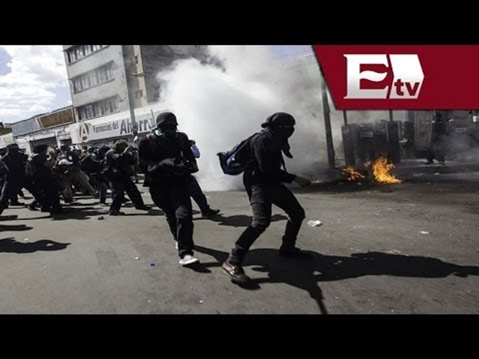 Toluca: Anarquistas desatan violencia / Excélsior informa
