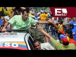 Download Video: Venezuela: Henrique Capriles pide pruebas del supuesto Golpe de Estado / Excélsior informa