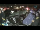 Aparatoso accidente deja dos muertos en Av. Insurgentes