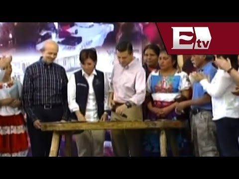 Peña Nieto verifica avances en programas sociales con comunidades purépechas/ Titulares de la tarde