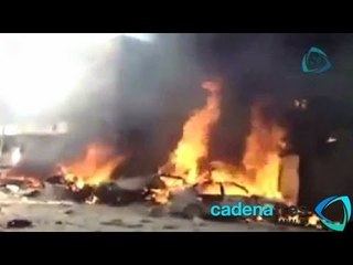 Cae avión militar en la capital de Yemen y deja 12 muertos. Cadenatres Noticias