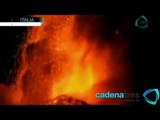 Espectacular erupción del volcán Etna. Volcano Eroption Full Movie