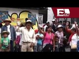Campesinos de Hidalgo causan caos vial por manifestación en Segob/ Comunidad Yazmin Jalil