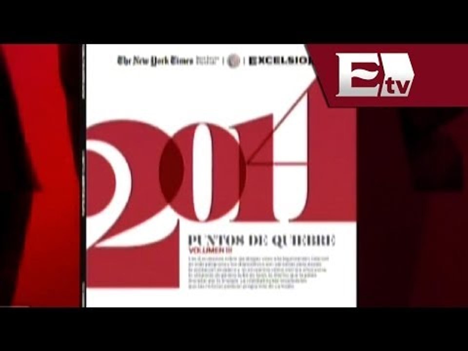 'Puntos de Quiebre', publicación de Excélsior y The New York Times/ Titulares de la tarde