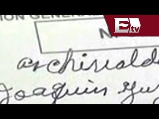El Chapo Guzmán es sensible e idealista, así lo determina su tipo de letra/ Titulares de la tarde
