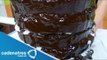 Receta para preparar pastel de chocolate altisimo con vainilla y chocolate. Receta de pastel