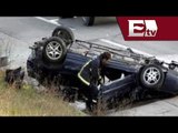 Accidente en la autopista México-Puebla/ Titulares con Vianey Esquinca
