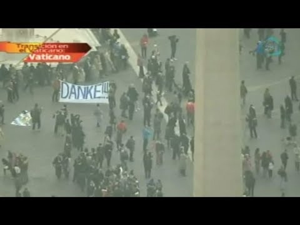 Todo listo para despedir a Benedicto XVI