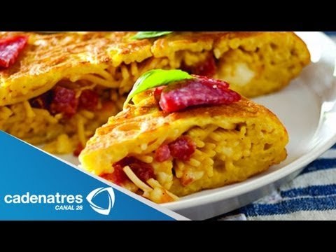 Frittata de Espinacas con Tocino / Receta para preparar tortilla de papas