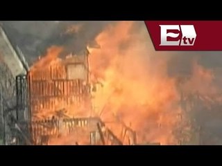 Edificio se incendia en San Francisco California / Ricardo Salas y Gwendolyne Flores