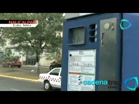 Comienza servicio de parquímetros en Naucalpan