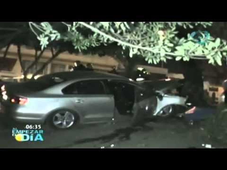Persona de la tercera edad arrolla a indigente