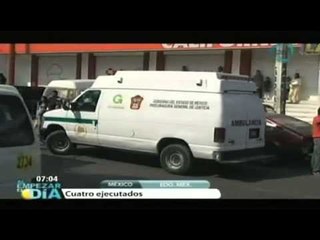 Asesinan a sangre fría a cuatro jóvenes