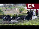 Aeronave se desploma en Michoacán / Ricardo Salas y Gwendolyne