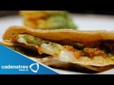 Receta para preparar tacos de flor de calabaza. Comidas mexicanas