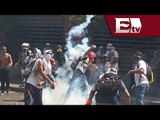 Dispersan protesta de oposición venezolana con gases y chorros de agua/ Global Paola Barquet