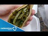 Receta para preparar tacos de bistec con nopales. Receta de tacos / Comida mexicana