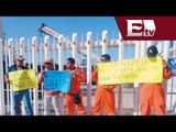 Por falta de pago cierran puerto de Campeche ex trabajadores de Oceanografía / Paola