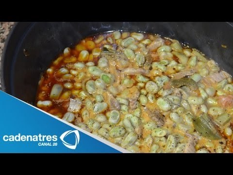 Receta para preparar habas verdes guisadas con huevo. Receta de habas verdes