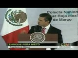 Peña Nieto encabeza la colecta nacional 2013 de la Cruz Roja