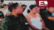 Realizan boda militar masiva en Coahuila / Vianey Esquinca