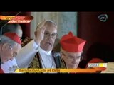 Primera bendición del Papa Francisco. Habemus Papam
