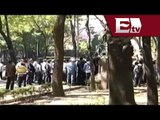 Miembros de AFI realizan manifestación en Reforma / Excélsior informa