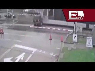 Se pasa un alto y es arrollado por el paso del tren en Houston/ Global Paola Barquet