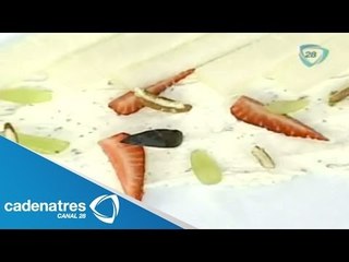 Receta de carpacio de queso con aroma de orégano y frutas. Cocinando con Thelma Morgan