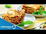 Receta de Lasagna de Vegetales / Receta de comida italiana / Receta de  Lasagna vegetariana