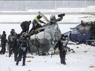 Terrible choque de helicópteros (VIDEO). Accidentes 2013